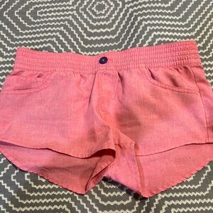 Under Armour Coral and Blue Patterned Shorts